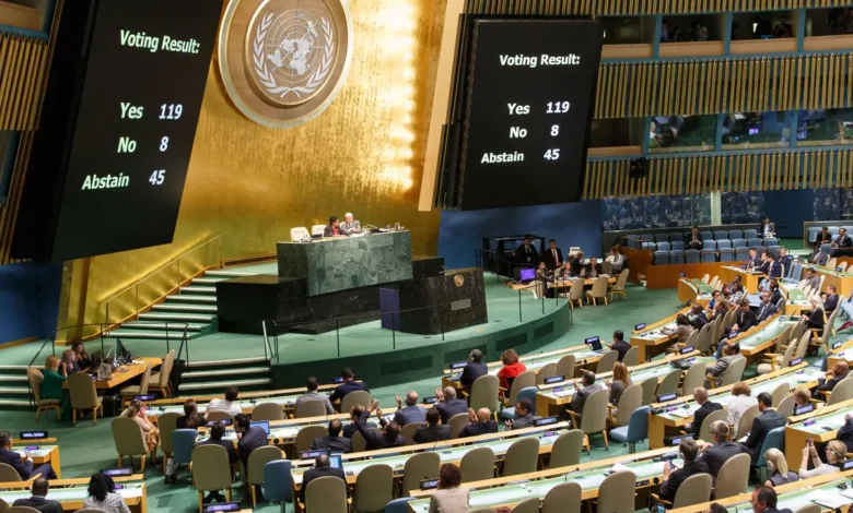 UN assembly votes