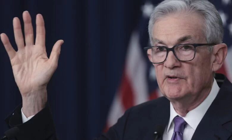 Fed Chairman Jerome Powell is introduced at the Jacques Polak Research Conference at IMF