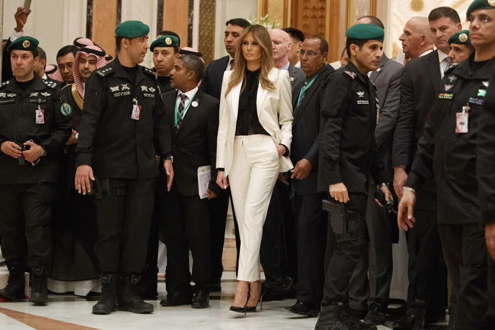 The Middle East visit of First Lady Melania Trump and President Donald Trump
