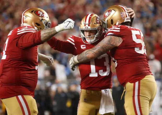 Overcoming a 17-point deficit, Brock Purdy and the 49ers defeated the Lions 34–31 to go to the Super Bowl.
