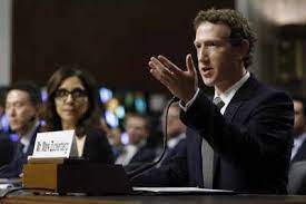 Mark Zuckerberg, CEO of Meta, apologizes to families during a heated US Senate hearing.