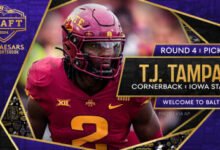 Why the Ravens selected T.J. Tampa?