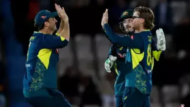 Australia defeats England in their first T20