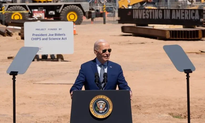 Biden exempts certain semiconductor companies from environmental evaluations.