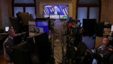 Futures mixed in run-up to labor data; Powell signals modest rate cuts